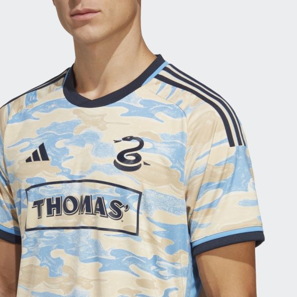 Maillot Adidas Philadelphia Union 23/24 Extérieur Authentique Sable