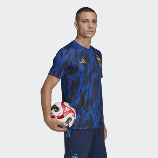 Adidas Maillot Pré-match Argentine Bleu Royal