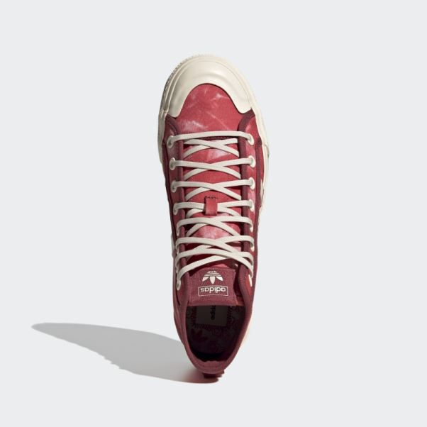 Adidas Nizza Hi Rf Chaussures Rouge