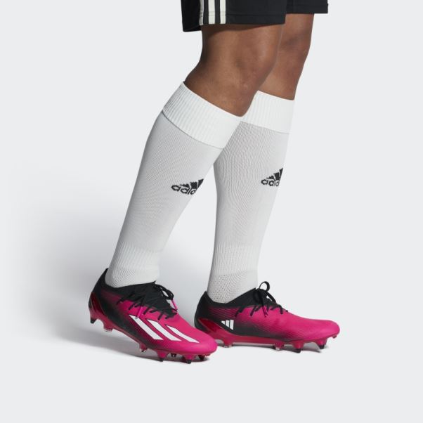 Bottes X Speedportal.1 Soft Ground Adidas Rose