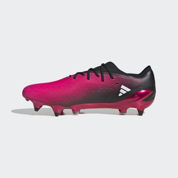 Bottes X Speedportal.1 Soft Ground Adidas Rose