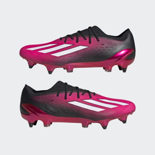 Bottes X Speedportal.1 Soft Ground Adidas Rose