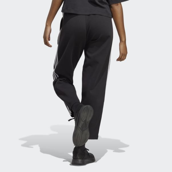 Adidas Pantalon Noir à 3 Bandes Future Icons