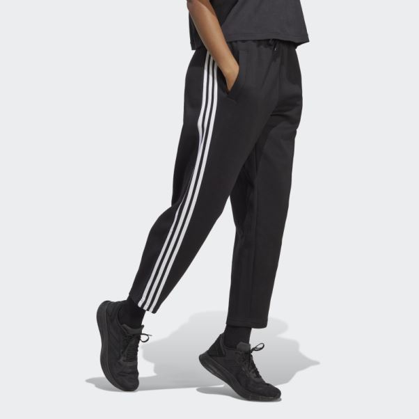 Adidas Pantalon Noir à 3 Bandes Future Icons