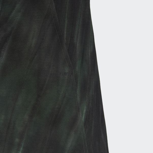 Tee Shirt Adidas Green Oxyde Workout Spray Dye