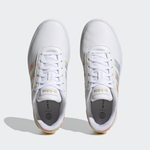 Adidas Court Plate-forme Chaussures Blanc