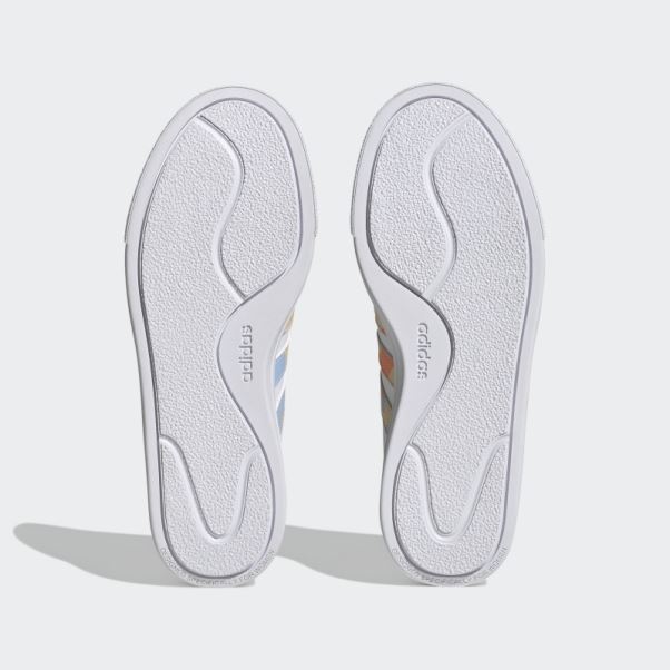 Adidas Court Plate-forme Chaussures Blanc