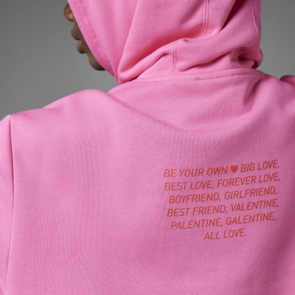 Sweat à Capuche Magenta Saint Valentin Adidas