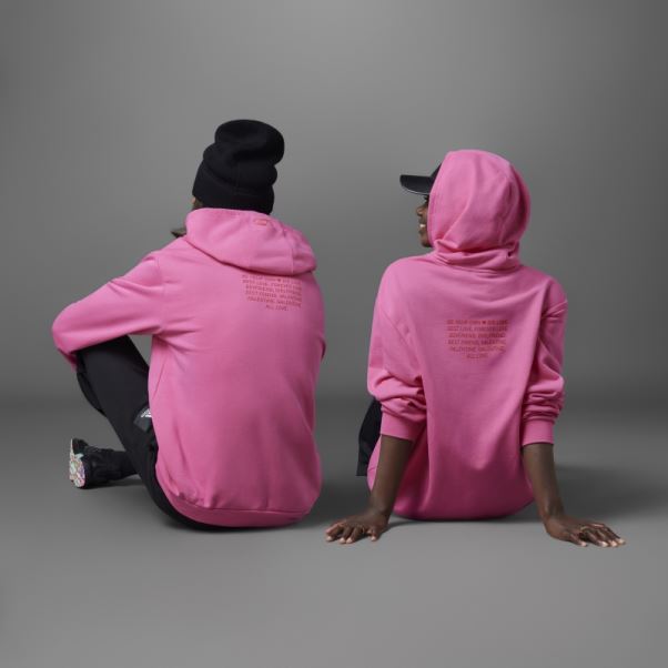 Sweat à Capuche Magenta Saint Valentin Adidas