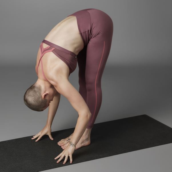 Adidas Legging Authentique équilibre Yoga 7/8 Bordeaux