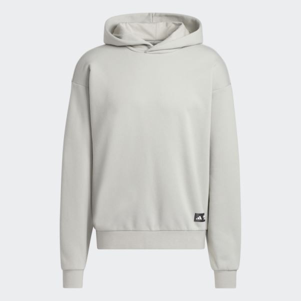 Sweat à Capuche Adidas Legends Gris Metal