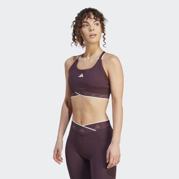 Soutien-gorge Techfit à Maintien Moyen Powerimpact Training Adidas Bordeaux