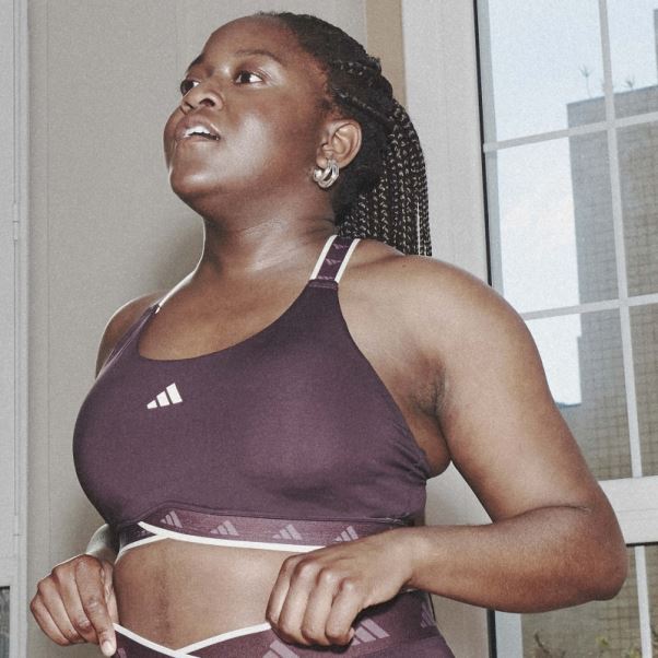 Soutien-gorge Techfit à Maintien Moyen Powerimpact Training Adidas Bordeaux