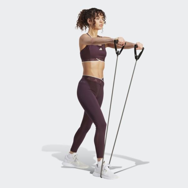 Soutien-gorge Techfit à Maintien Moyen Powerimpact Training Adidas Bordeaux