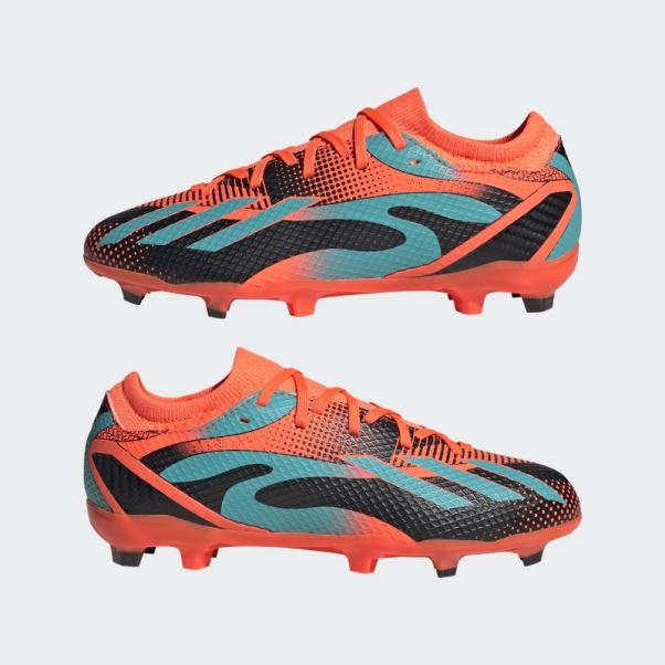 X Speedportal Messi.3 Chaussures De Sol Ferme Orange Adidas