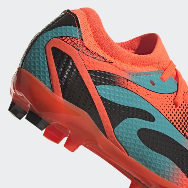 X Speedportal Messi.3 Chaussures De Sol Ferme Orange Adidas