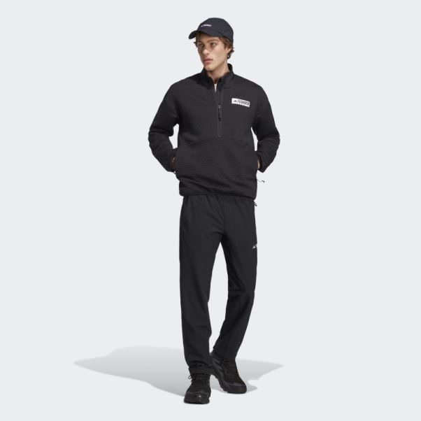 Veste Polaire 1/2-zip Terrex Utilitas Noir Adidas