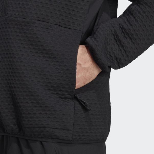 Veste Polaire 1/2-zip Terrex Utilitas Noir Adidas