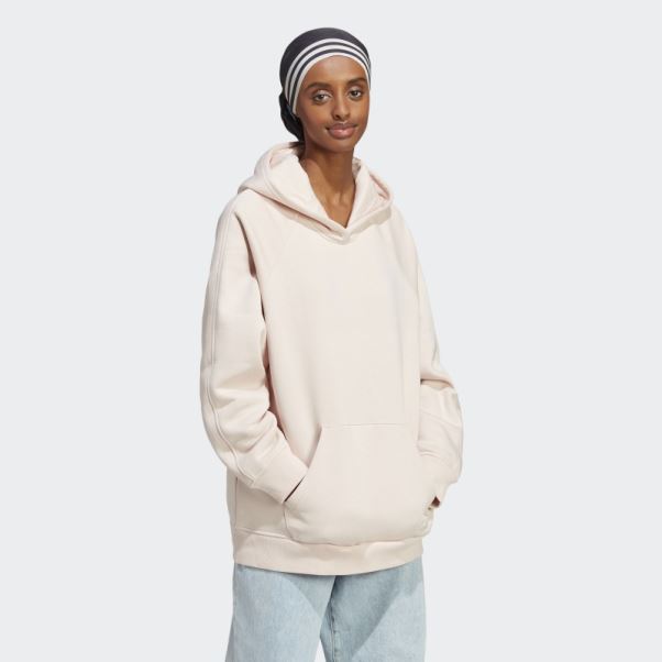 Adidas Tous Szn Polaire Copain Sweat à Capuche Quartz