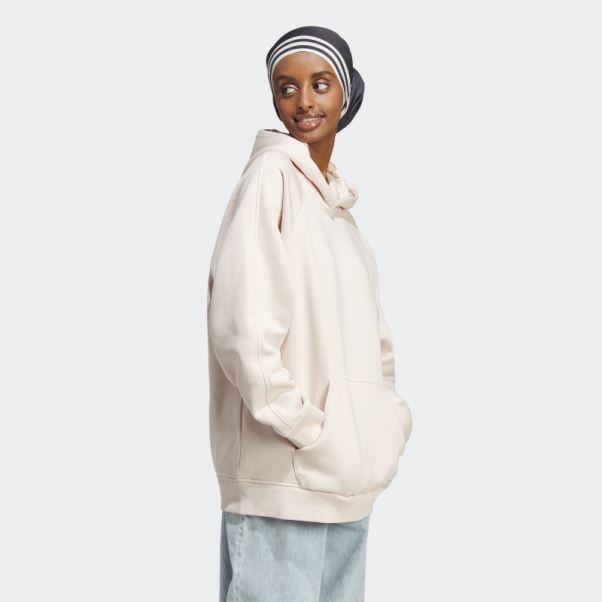 Adidas Tous Szn Polaire Copain Sweat à Capuche Quartz