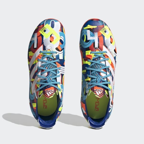 Crampons De Football Pour Terrain Ferme Adidas Gamemode Cyan