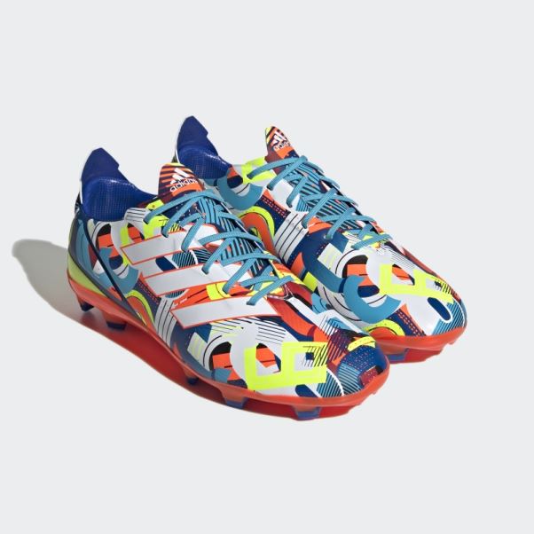 Crampons De Football Pour Terrain Ferme Adidas Gamemode Cyan