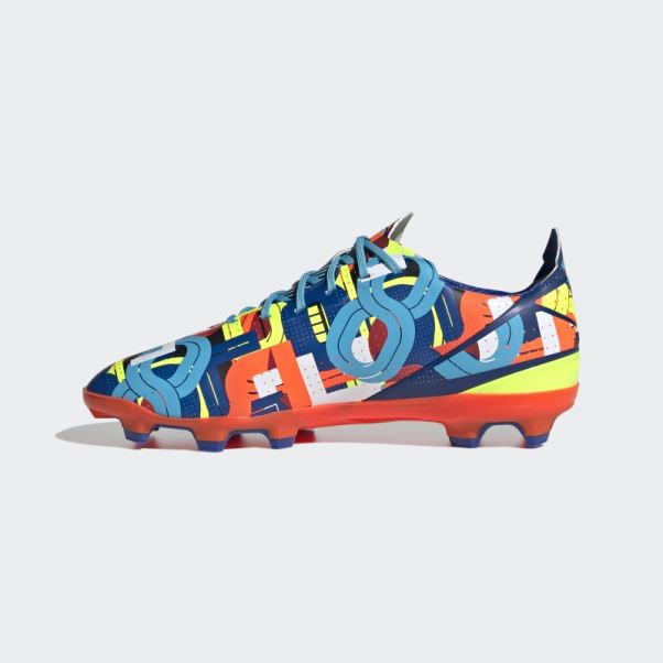 Crampons De Football Pour Terrain Ferme Adidas Gamemode Cyan