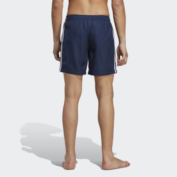 Short De Bain Adidas Night Indigo Originals Adicolor 3 Bandes