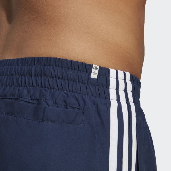 Short De Bain Adidas Night Indigo Originals Adicolor 3 Bandes