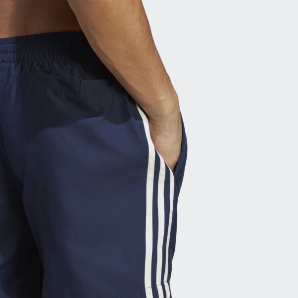 Short De Bain Adidas Night Indigo Originals Adicolor 3 Bandes