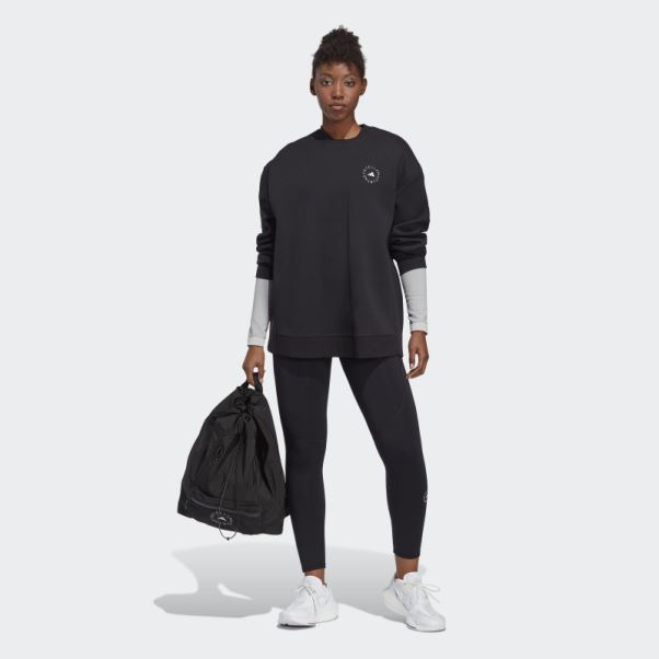 Noir Chaud Adidas By Stella Mccartney Soutien-gorge De Sport à Maintien élevé Post-mastectomie Truestrength