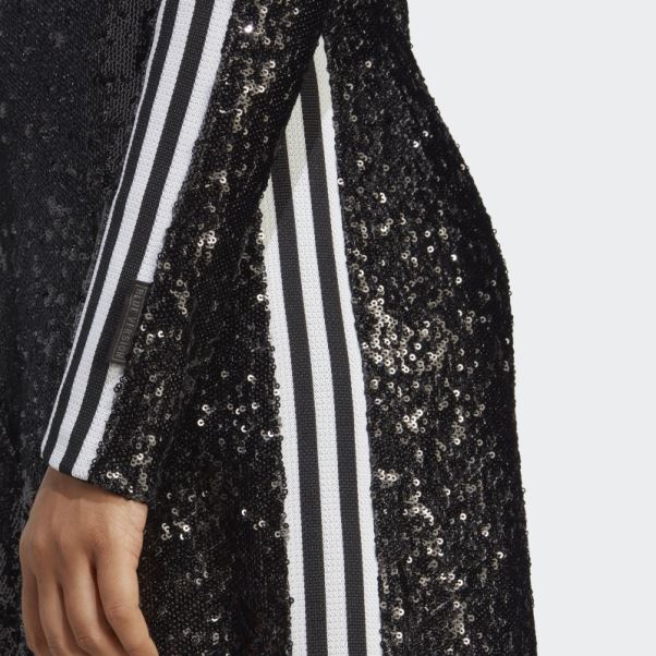 Adidas Robe Noire à Sequins Version Bleue