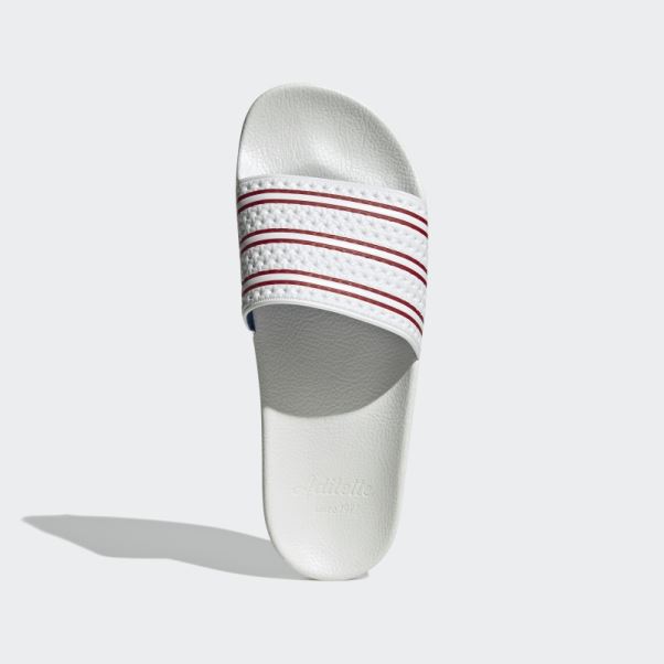 Adilette Slides Blanc Adidas