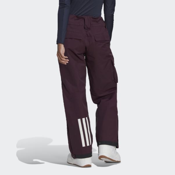 Pantalon De Snow En Nylon Post-consommation Terrex 3 Couches Marron Adidas