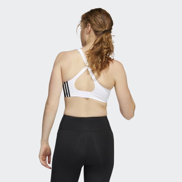 Soutien-gorge à Maintien élevé Tlrd Impact Training Blanc Adidas