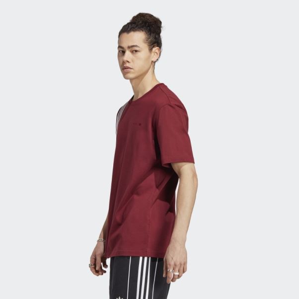 T-shirt à Manches Courtes Adidas Rifta Metro Rouge