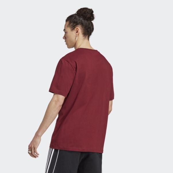 T-shirt à Manches Courtes Adidas Rifta Metro Rouge