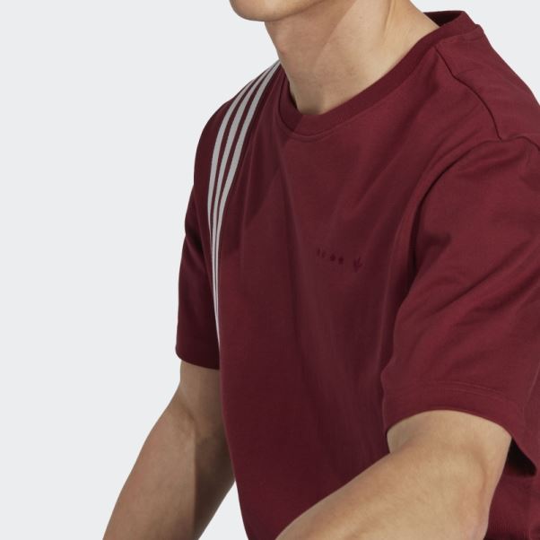 T-shirt à Manches Courtes Adidas Rifta Metro Rouge