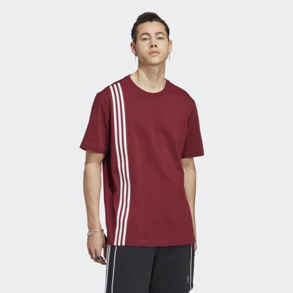 T-shirt Adidas Rifta Metro Manche Courte Rouge