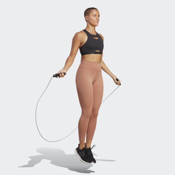 Legging Optime Training 7/8 Terre Battue Adidas Mode