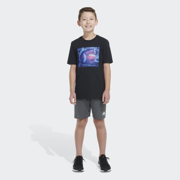 Adidas Ss Tee Touchdown Noir