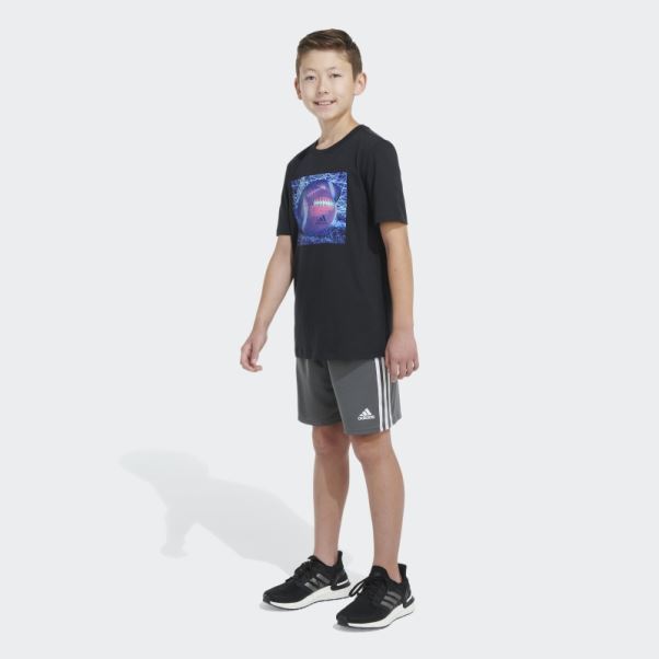 Adidas Ss Tee Touchdown Noir