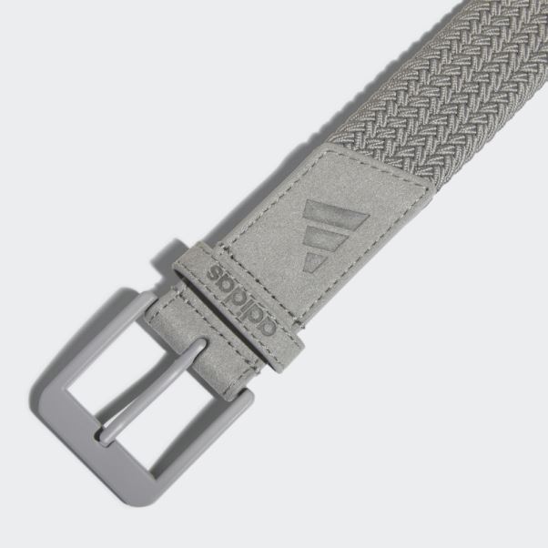 Ceinture Stretch Tressée Adidas Grise