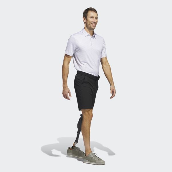 Polo De Golf Imprimé Ultimate365 Adidas Blanc