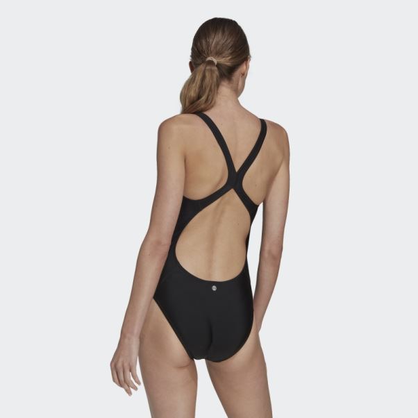Maillot De Bain Logo 3 Barres Adidas Noir