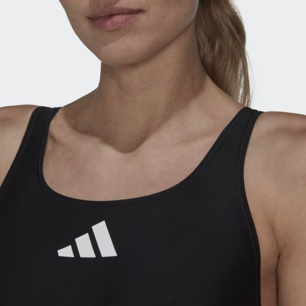 Maillot De Bain Logo 3 Barres Adidas Noir