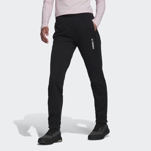 Pantalon De Jogging Ski De Fond Softshell Terrex Xperior Adidas Noir