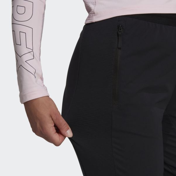 Pantalon De Jogging Ski De Fond Softshell Terrex Xperior Adidas Noir