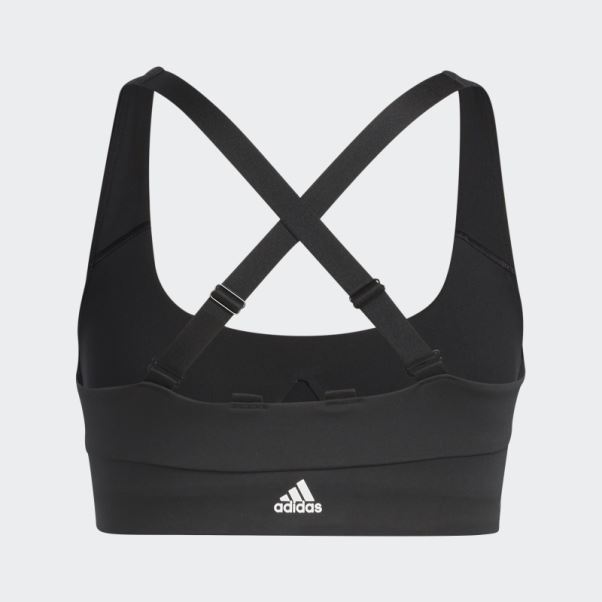 Soutien-gorge Logo Adidas Powerimpact Training Medium-support Noir