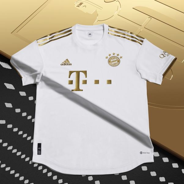 Maillot Fc Bayern Extérieur Authentique 22/23 Blanc Adidas